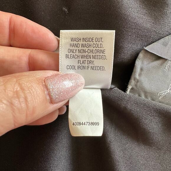 Dana Buchman Women’s Leopard Animal Print Blazer Open Front Zip Pocket | Size 8 - Picture 8 of 12